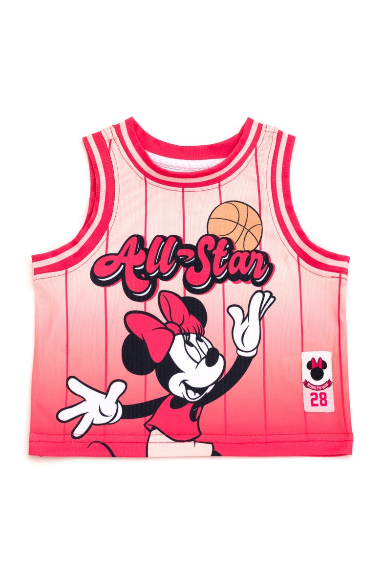 Disney Minnie Mouse Athletic Tank Top & Shorts Set, Alternate, color, Red