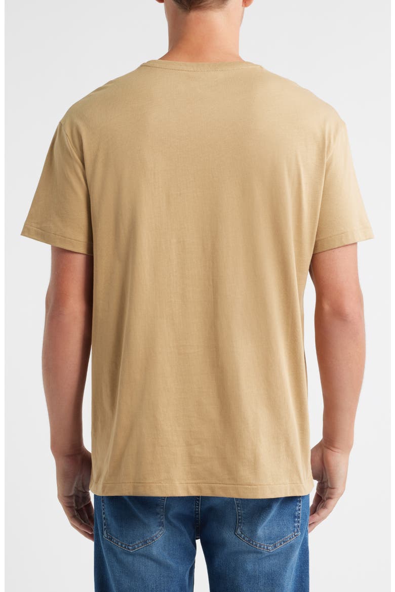 Cotton Jersey T-Shirt, Alternate, color, CAFE TAN
