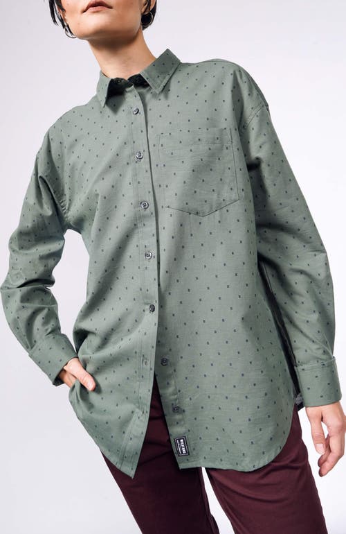 Wildfang The Essential Long Sleeve Oversized Wrap Button Up