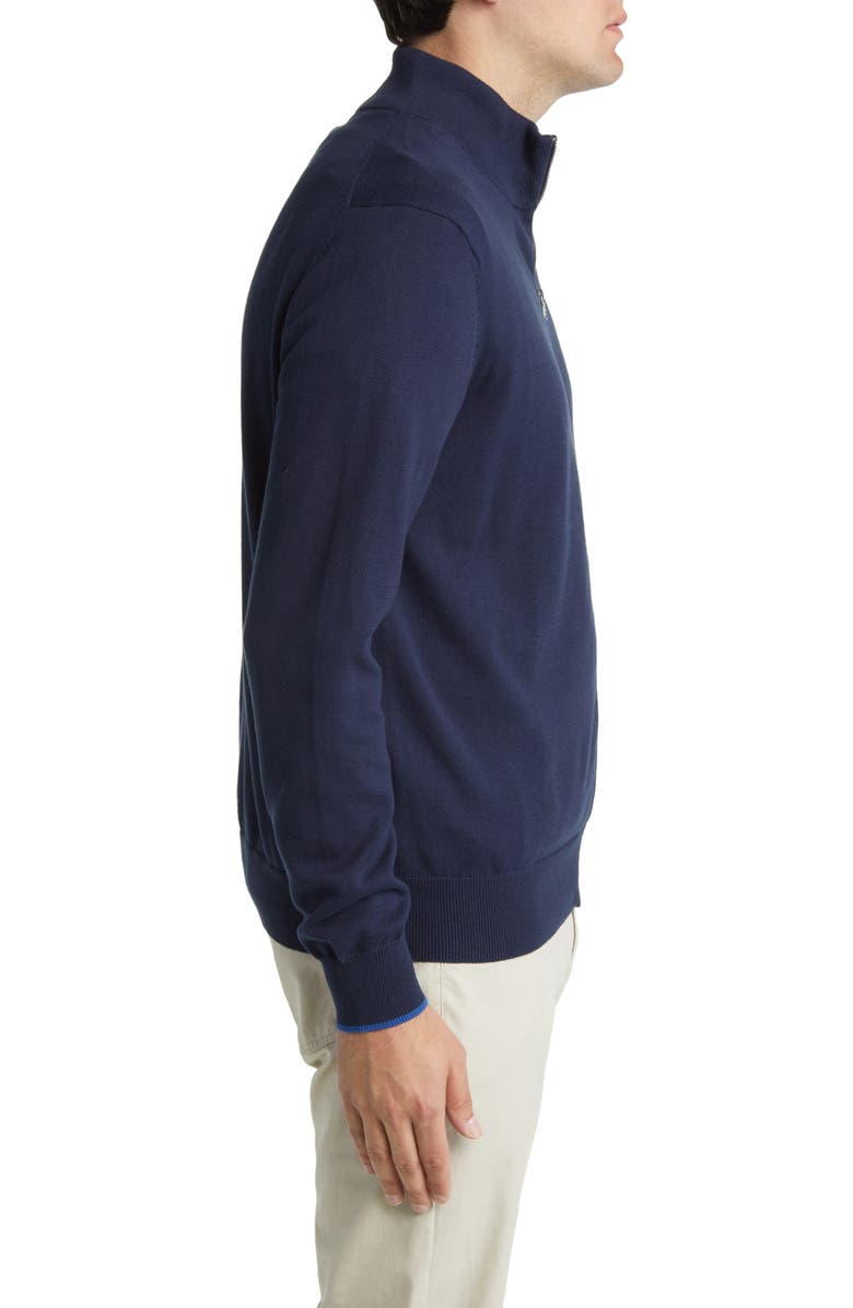 NORTH SAILS Logo Embroidered Zip Front Cardigan, Alternate, color,