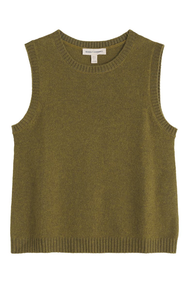 East View Merino Wool Blend Sweater Vest, Alternate, color, SEAGRASS