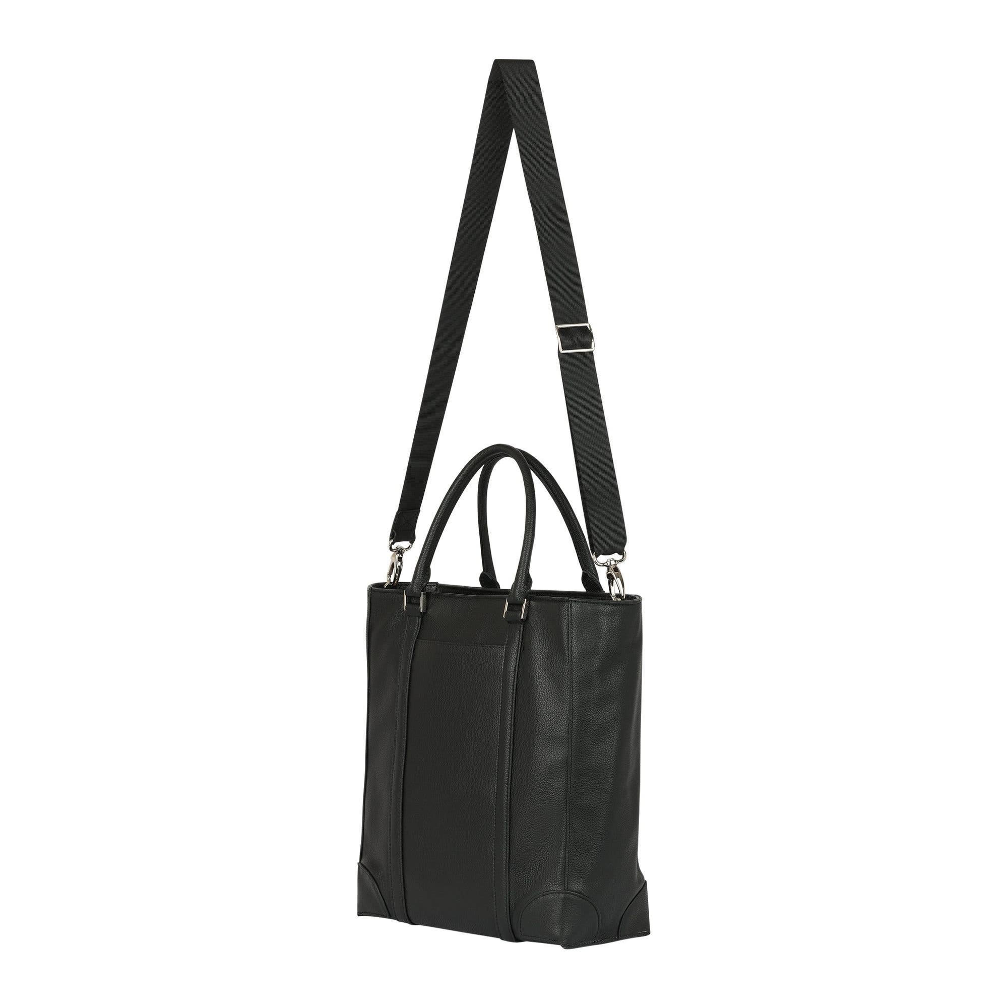 Tall Laptop Tote, Alternate, color, Black