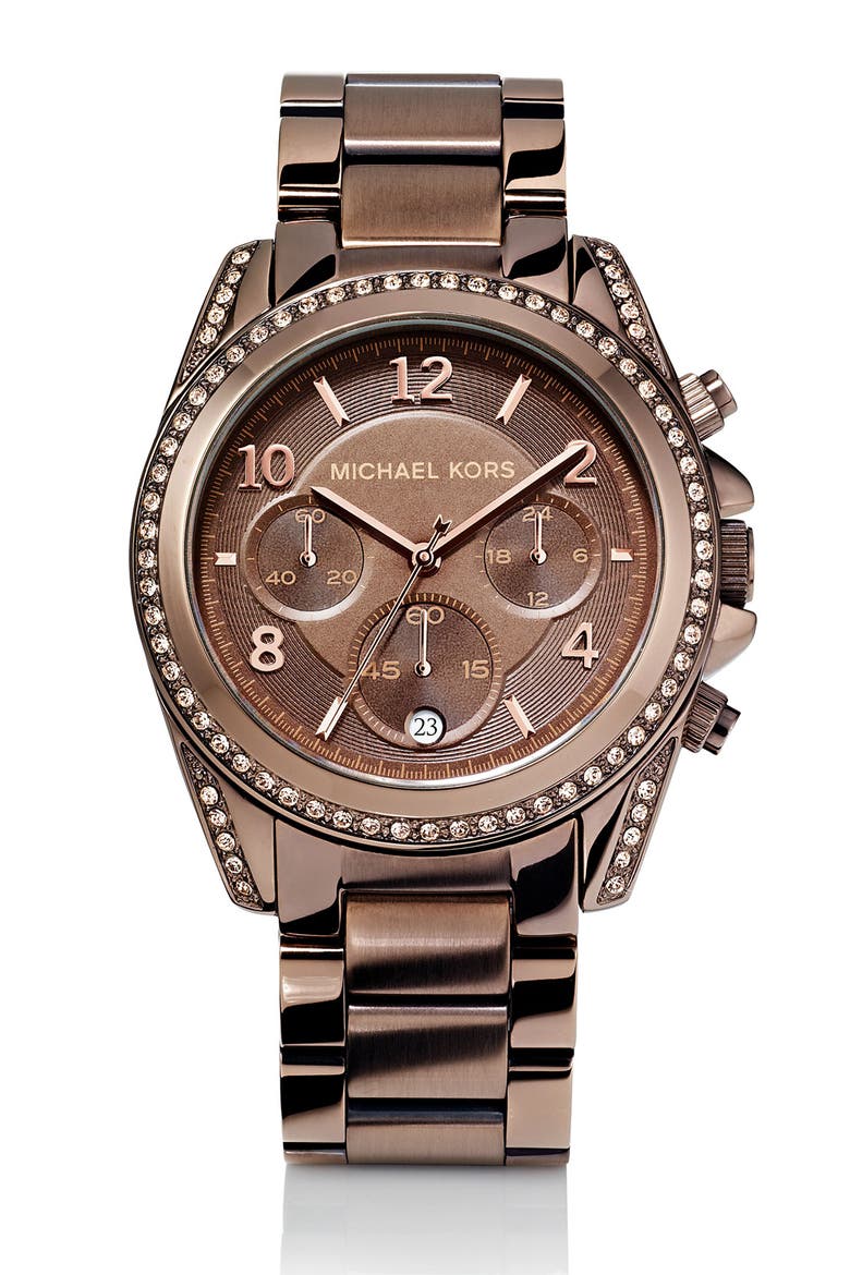 'Blair' Chronograph Watch, 39mm, Alternate, color, ESPRESSO