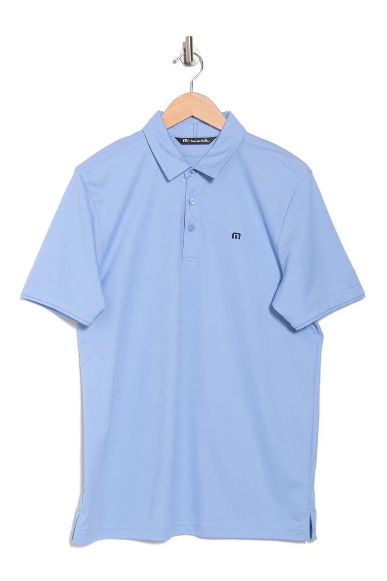 Excursion Knit Polo, Alternate, color, HEATHER BLUE