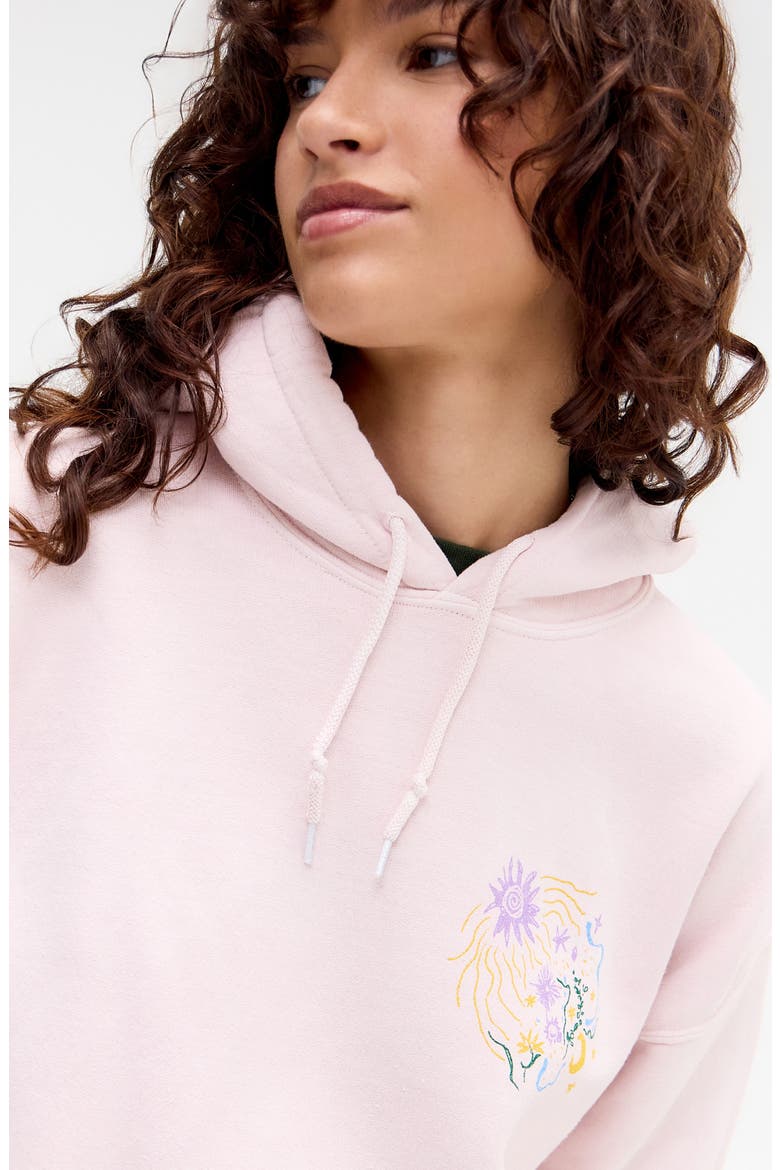 Celestial Graphic Hoodie, Alternate, color, PINK