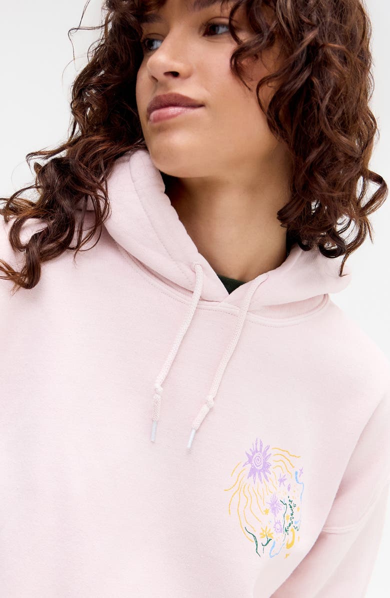 BDG Urban Outfitters Celestial Graphic Hoodie, Alternate, color, Pink