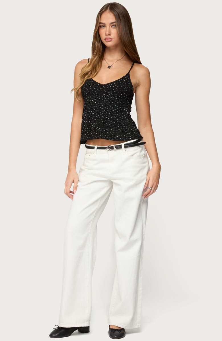 EDIKTED Kelli Floral Print Camisole, Alternate, color, 