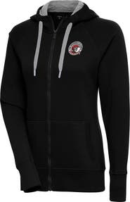 ANTIGUA Women's Antigua Black Tampa Spartans Victory Full-Zip Hoodie