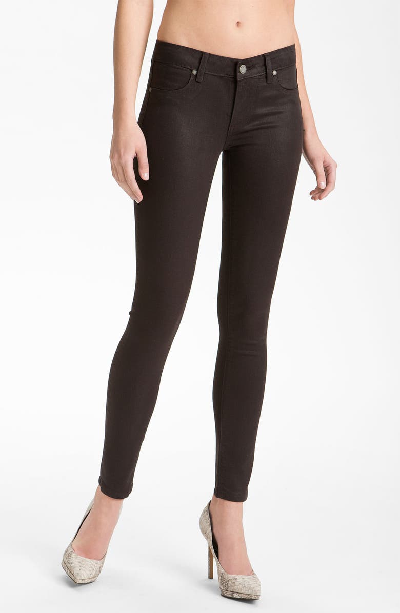 PAIGE Denim 'Verdugo' Coated Skinny Jeans, Main, color, 