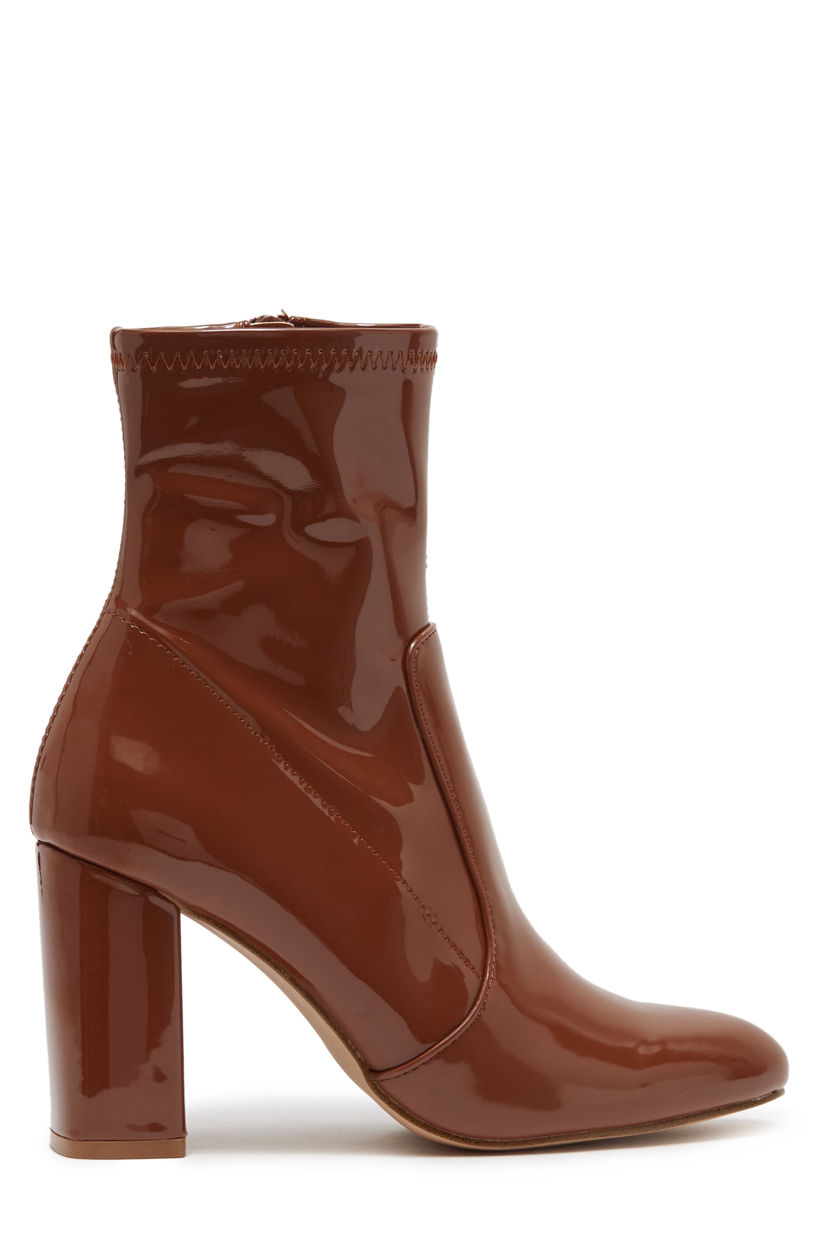 Steve Madden Nia Patent Ankle Boot, Alternate, color, 