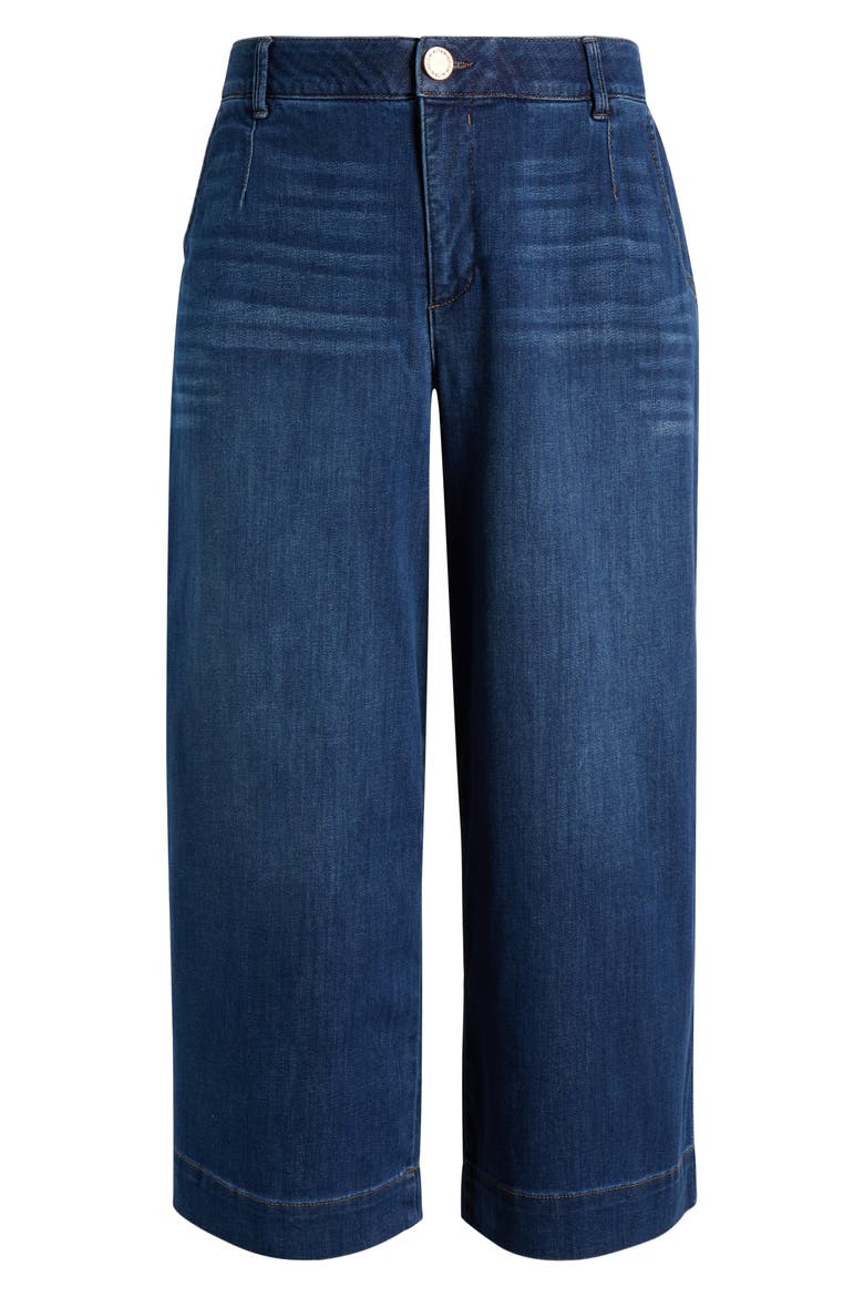 Whitney Skyrise Crop Wide Leg Jeans, Alternate, color, BLUE