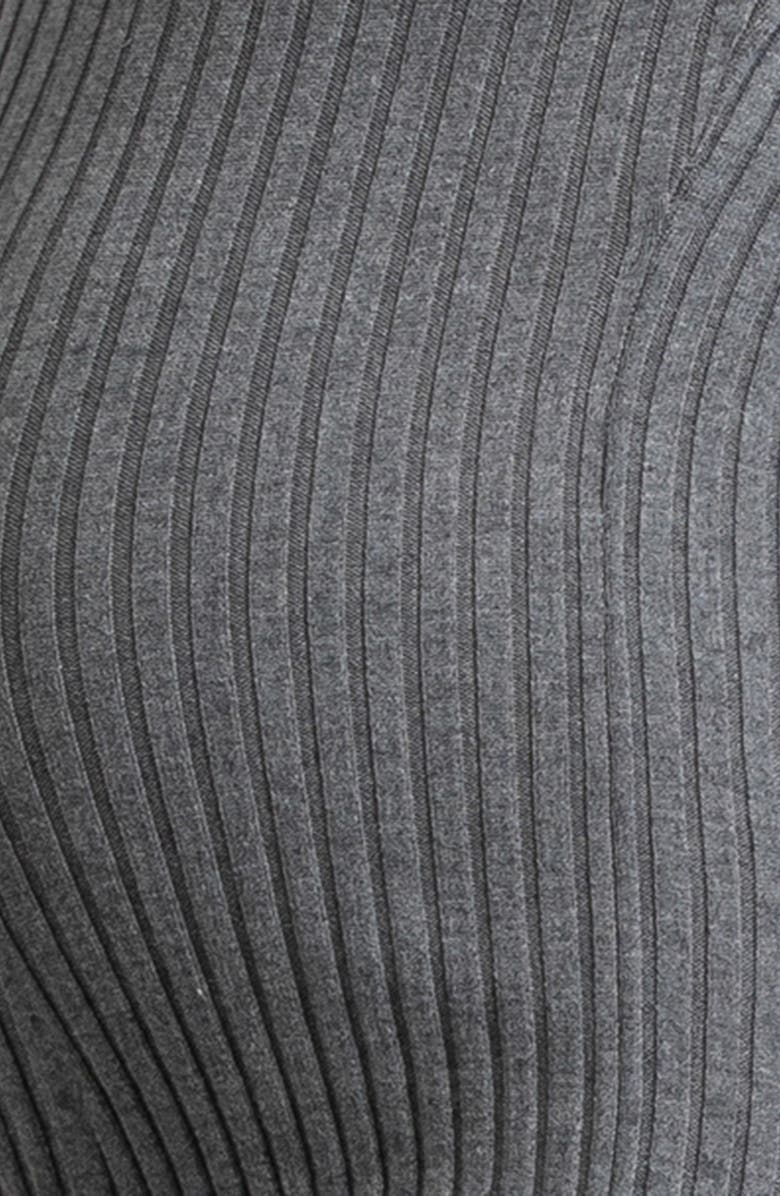 PIETRO BRUNELLI MATERNITY Long Sleeve Rib Maternity Midi Sweater Dress, Alternate, color, Light/ Pastel Grey
