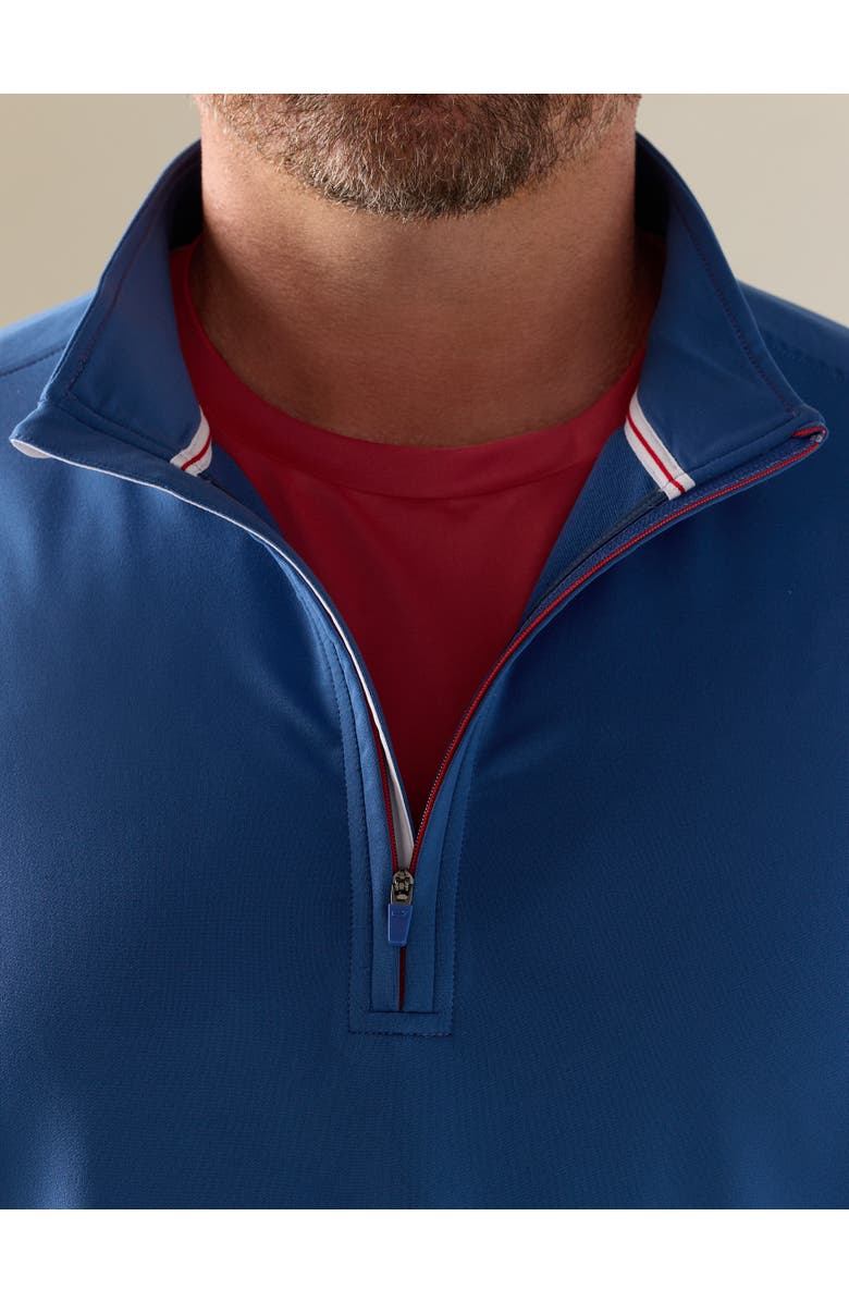vineyard vines Big & Tall Performance Club 1/4-Zip Pullover, Alternate, color, Americana Moonshine