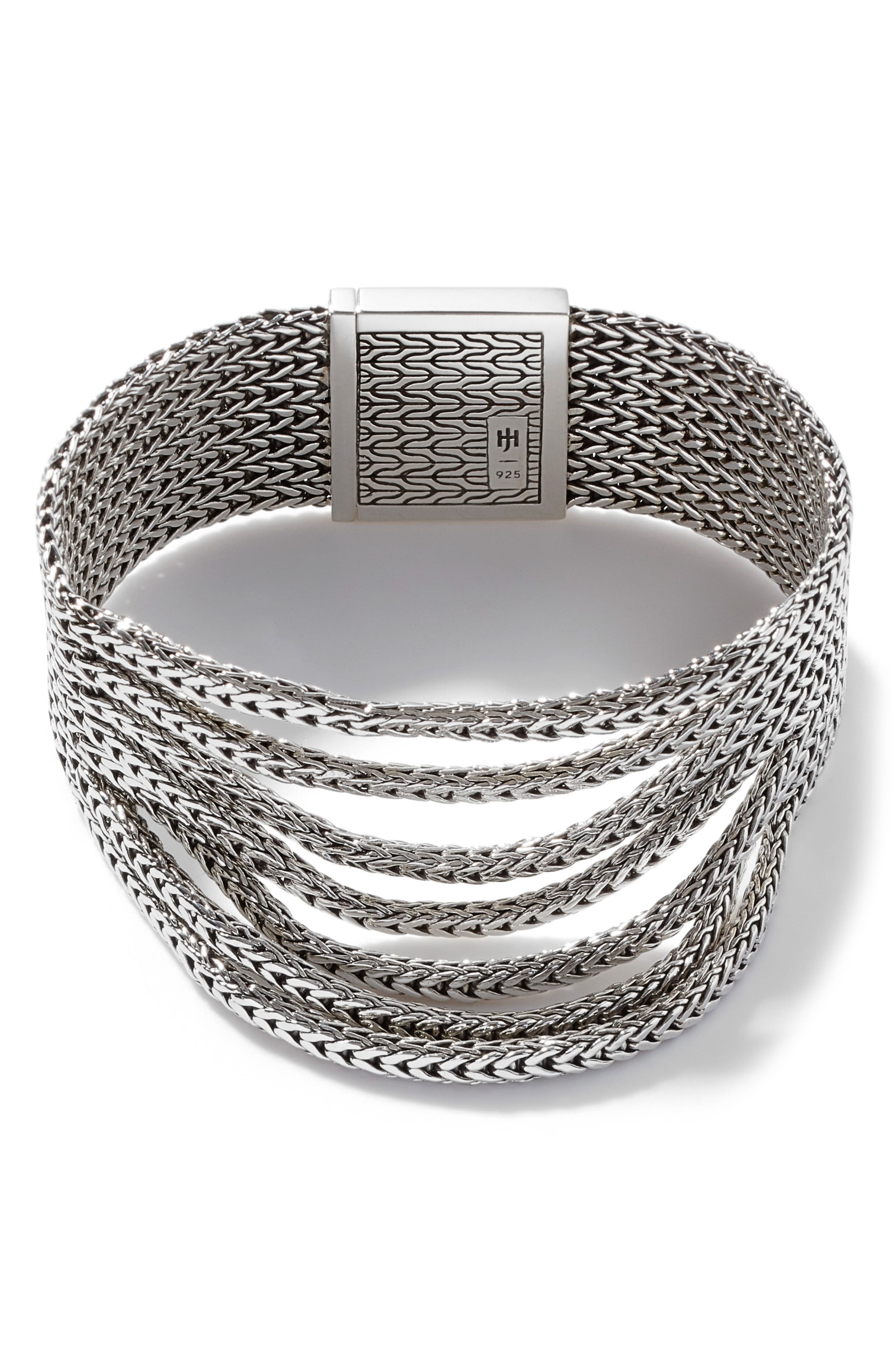Flat Classic Multi Row Bracelet