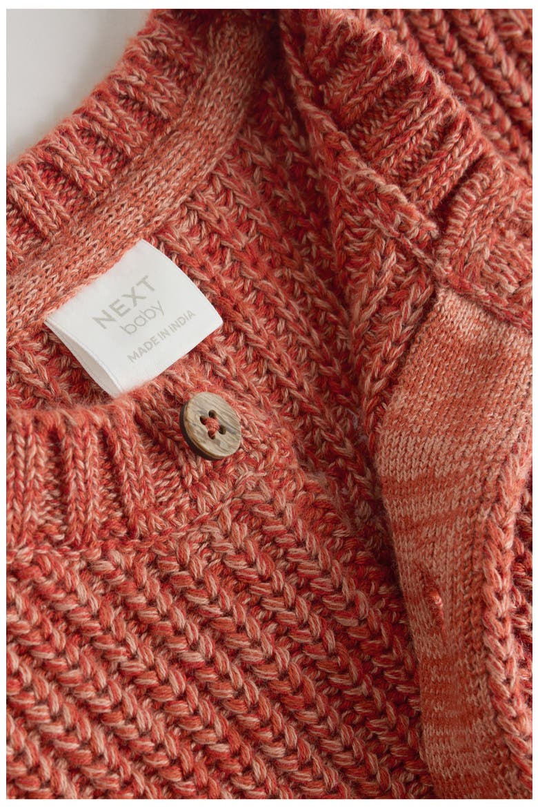 Little Pumpkin Cardigan, Alternate, color, ORANGE