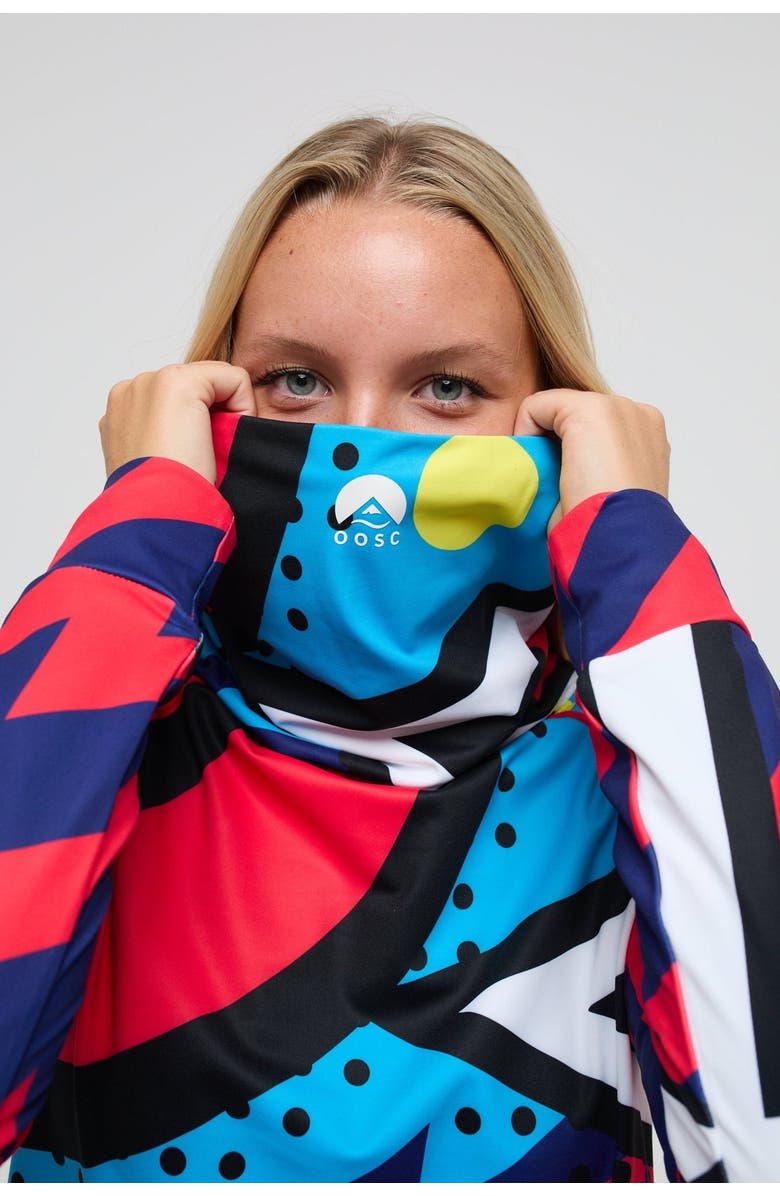 OOSC High Neck Baselayer Top - Fresh Prince Women's, Alternate, color, Multi-Colour