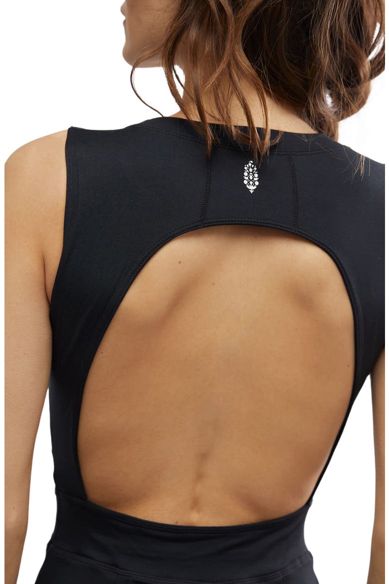 Easy Does It Athletic Dress, Alternate, color, BLACK