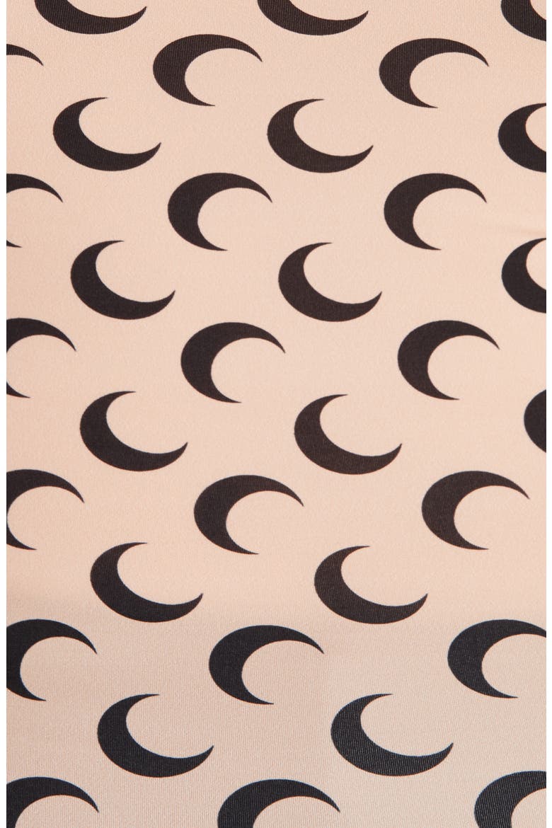 Moon Print Knit Top, Alternate, color, BLACK/ ALL OVER MOON TAN