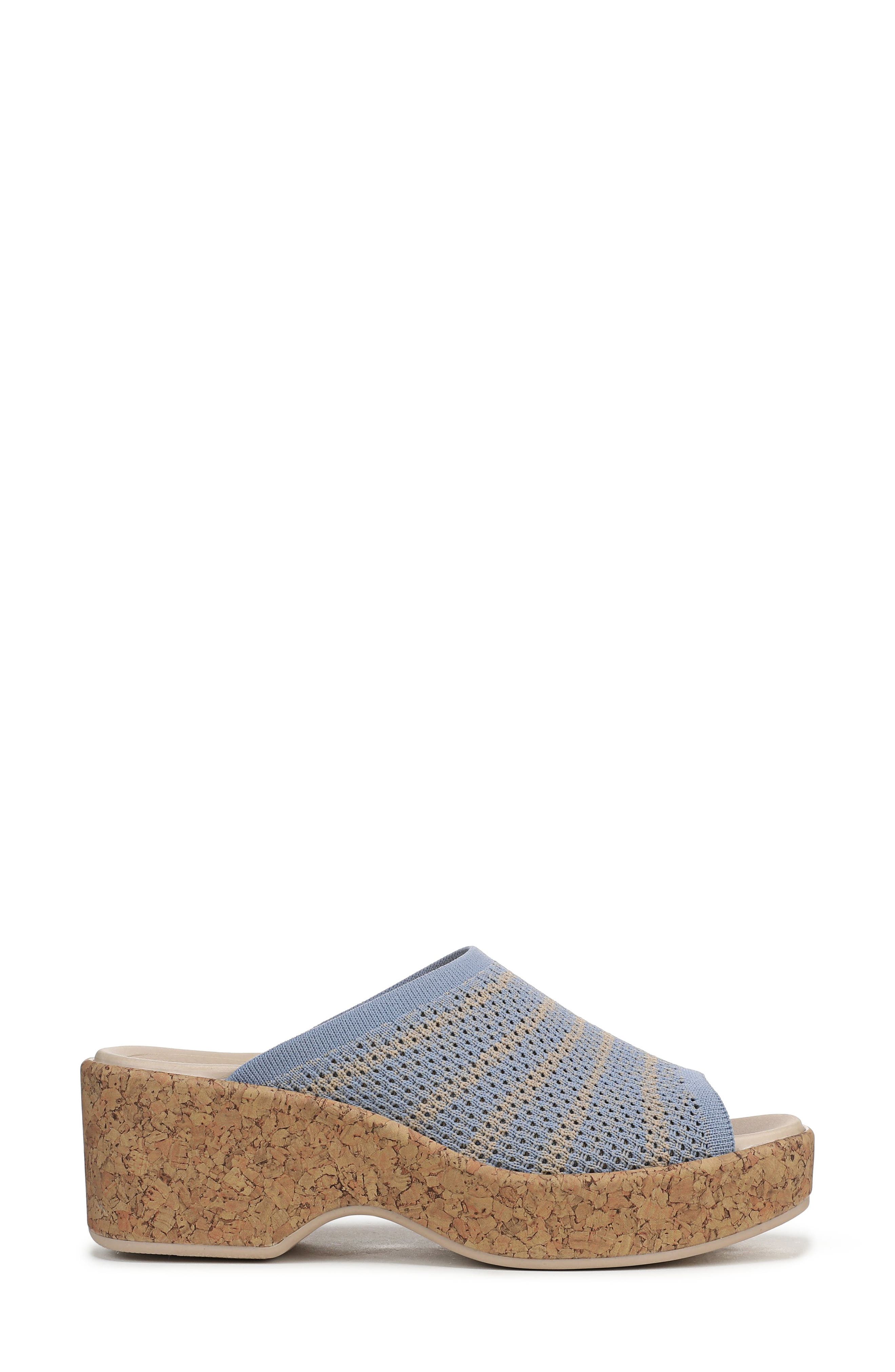 Very Ready Platform Sandal, Alternate, color, STONE WASH BLUE / SAND CASTLE