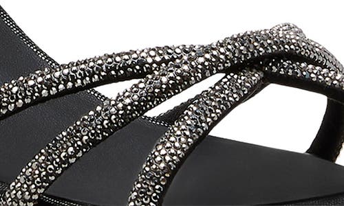 Stuart Weitzman Nudistini Shine Sandal In Black