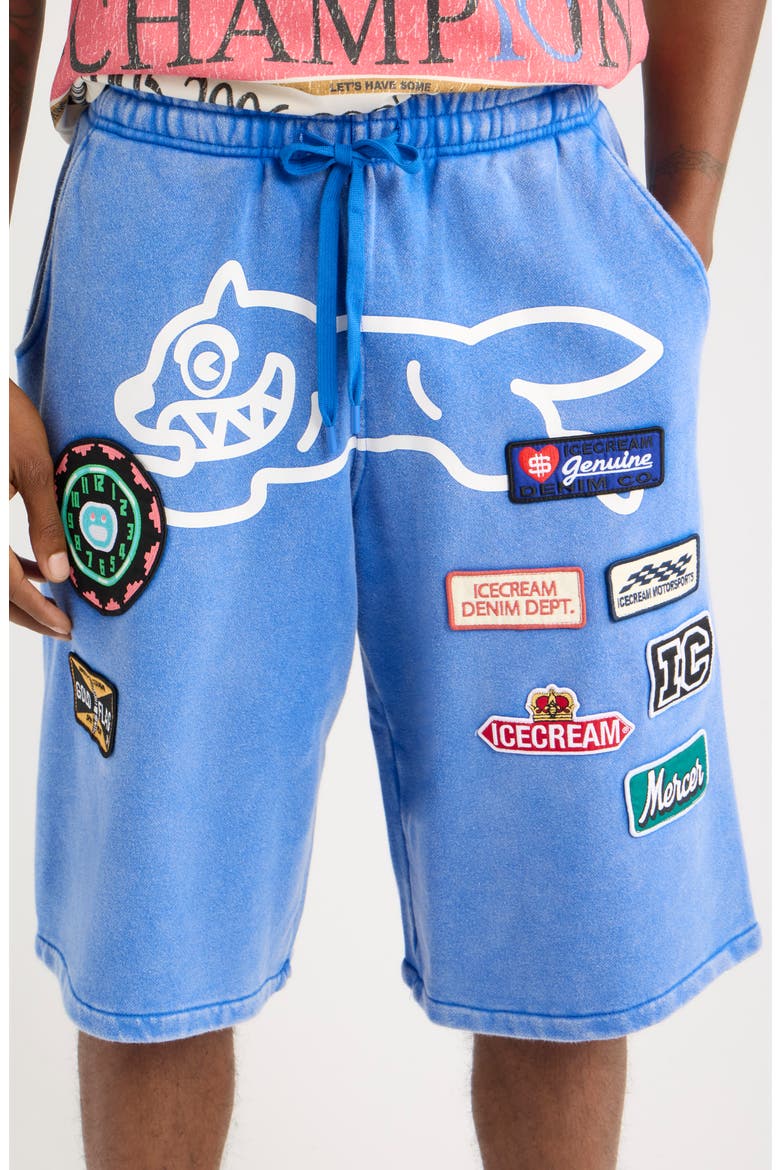 Choco Cotton Drawstring Shorts, Alternate, color, NAUTICAL BLUE
