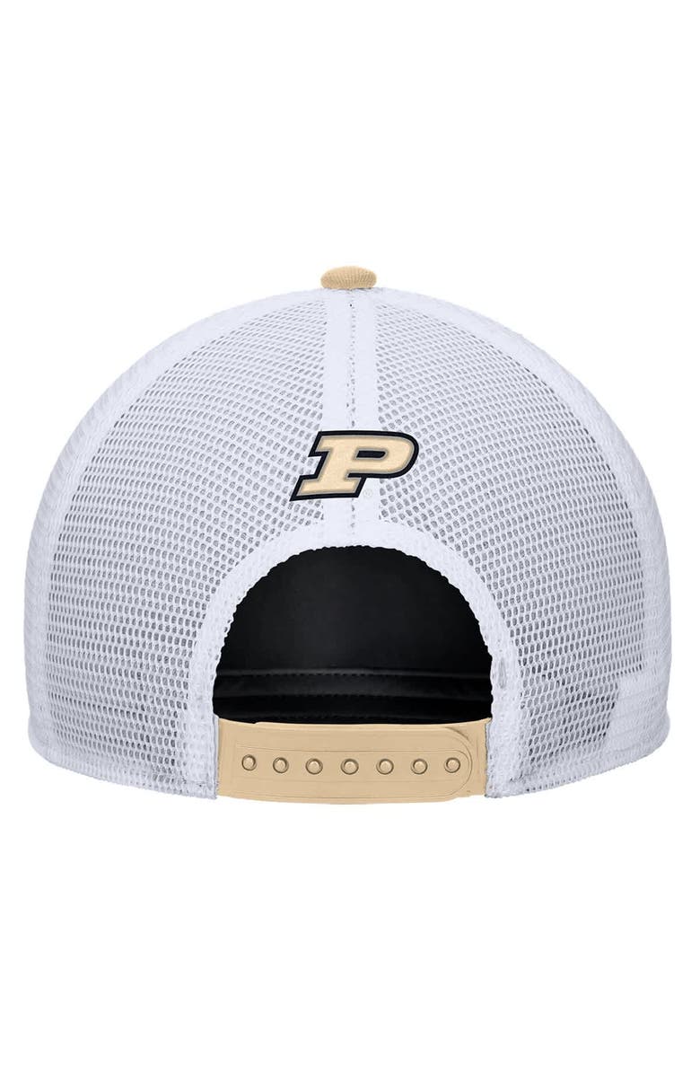 Nike Men's Nike Gold Purdue Boilermakers 2025 On-Field Rise Trucker Performance Adjustable Hat, Alternate, color, Gold