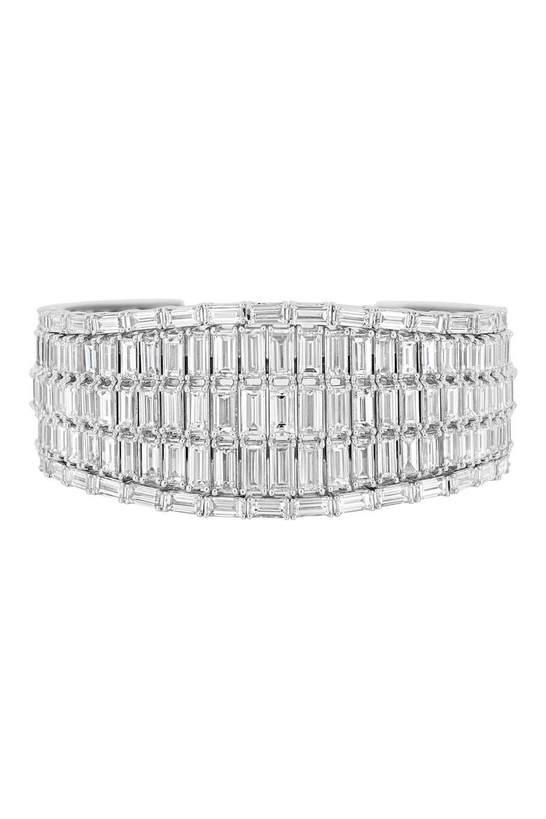 18K Gold Diamond Bracelet (Online Trunk Show), Main, color, 18KW