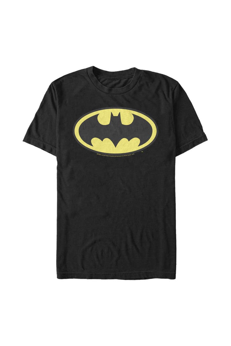 Men's Batman Classic Logo Graphic T-Shirt - Stylish & Comfortable Tee,, Alternate, color, Black: Classic