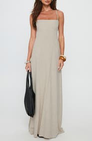 Princess Polly Solie Tie Back Maxi Dress