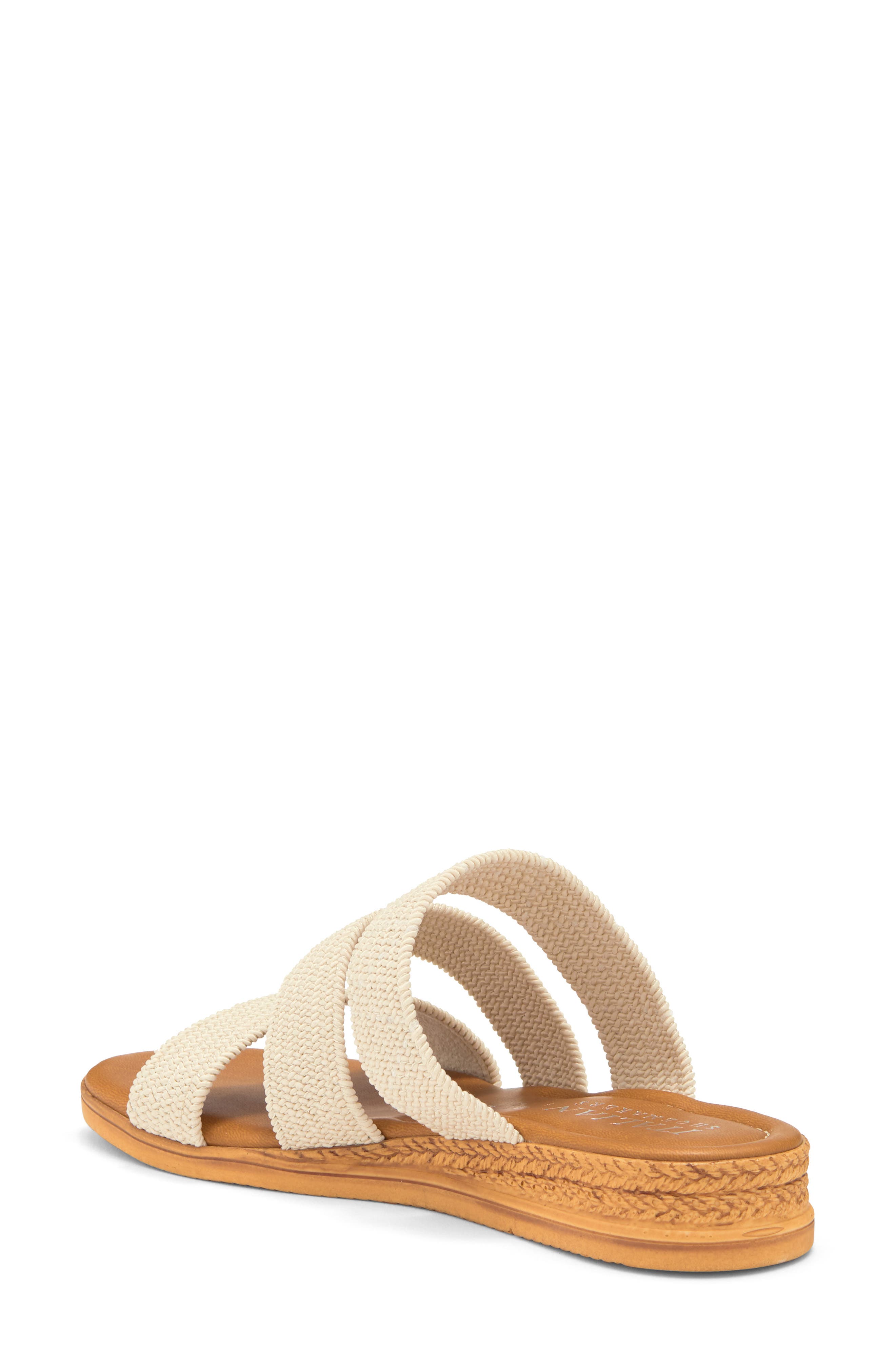 ITALIAN SHOEMAKERS Woven Wedge Slide Sandal, Alternate, color, 