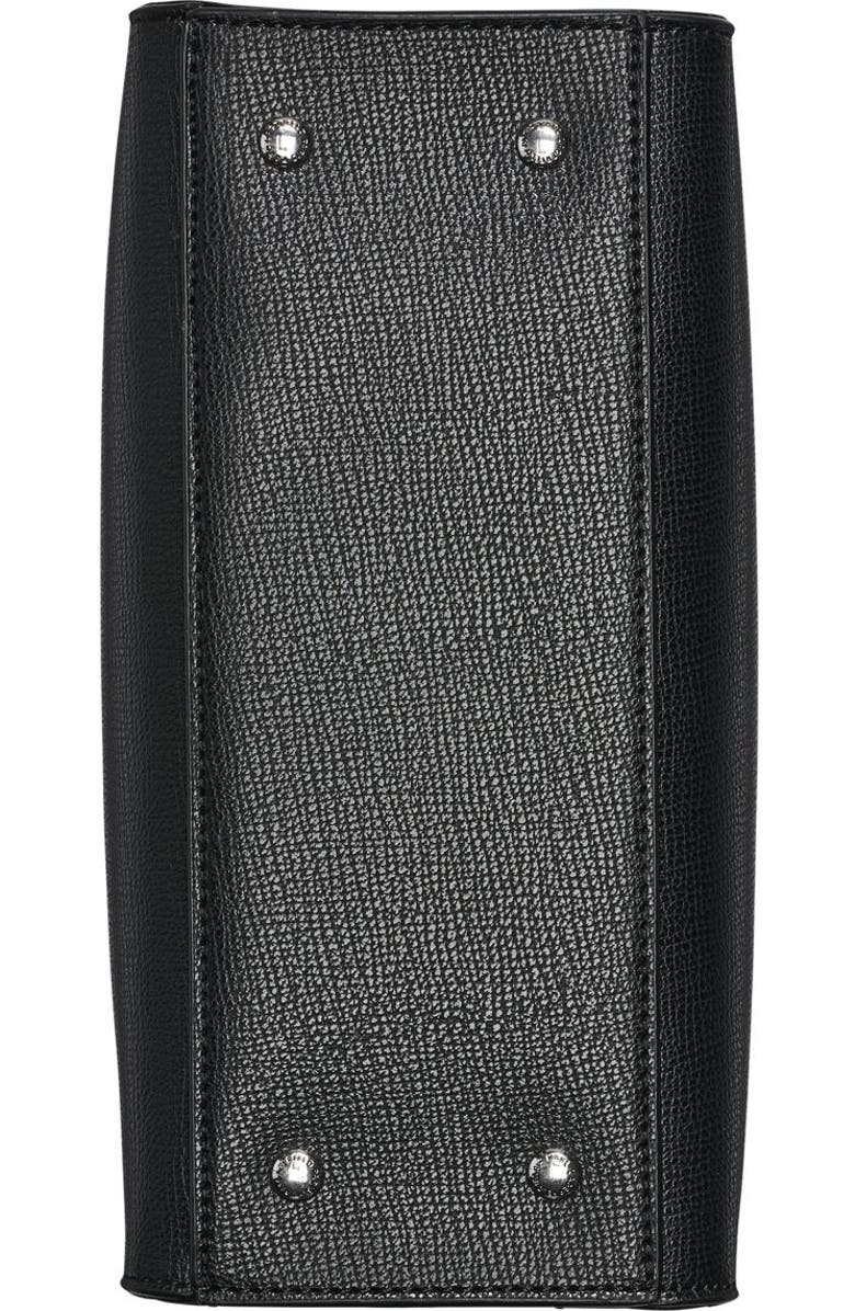 KARL LAGERFELD PARIS Maybelle Satchel, Alternate, color, Black/Silver