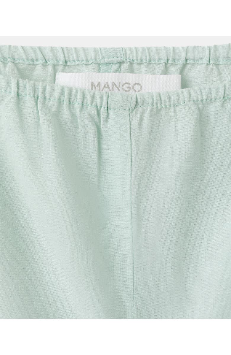 MANGO Cotton Pajama Shorts, Alternate, color, Blue