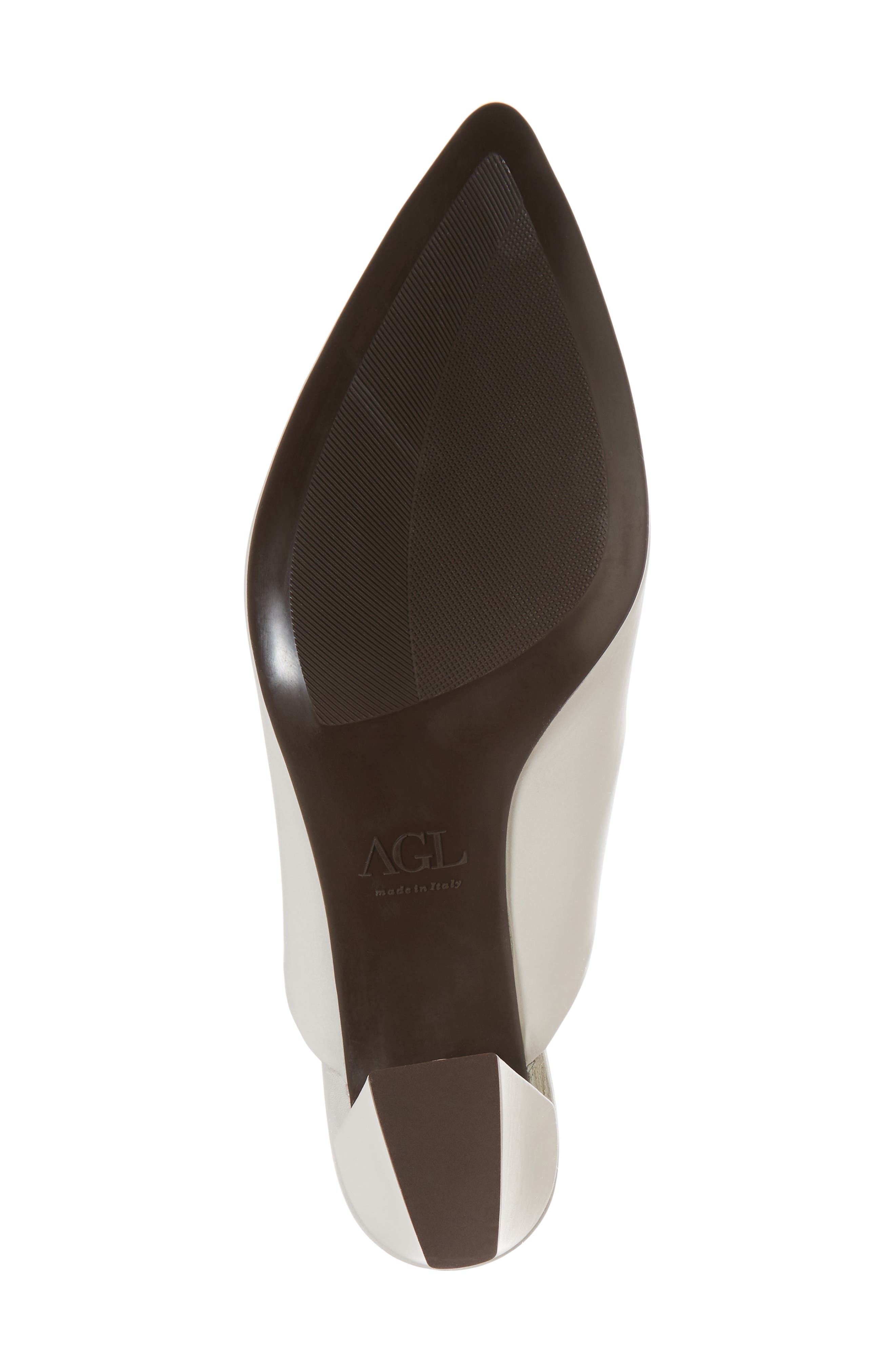 Pointy Toe Mule, Alternate, color, OFF WHITE LEATHER