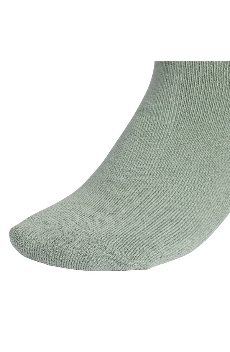 adidas Kids' Trefoil Assorted 6-Pack Quarter Socks, Alternate, color, 