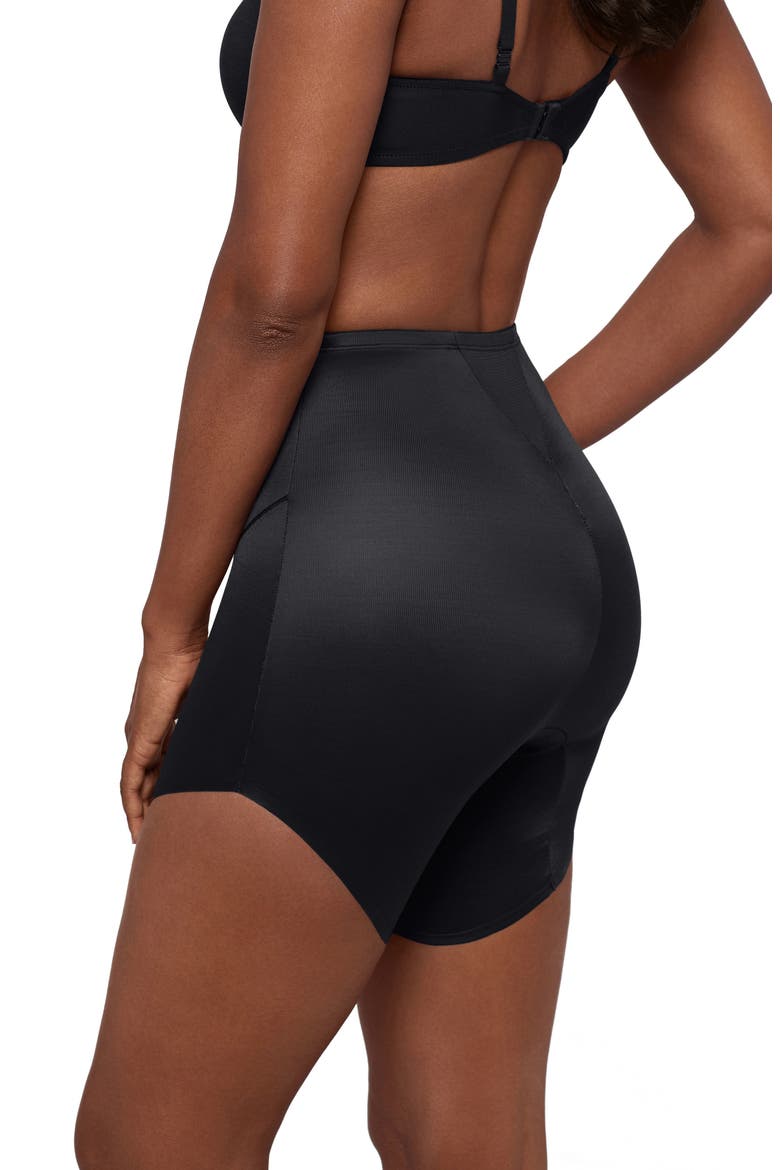 Show Stopper Slanted Hem Shorts, Alternate, color, BLACK
