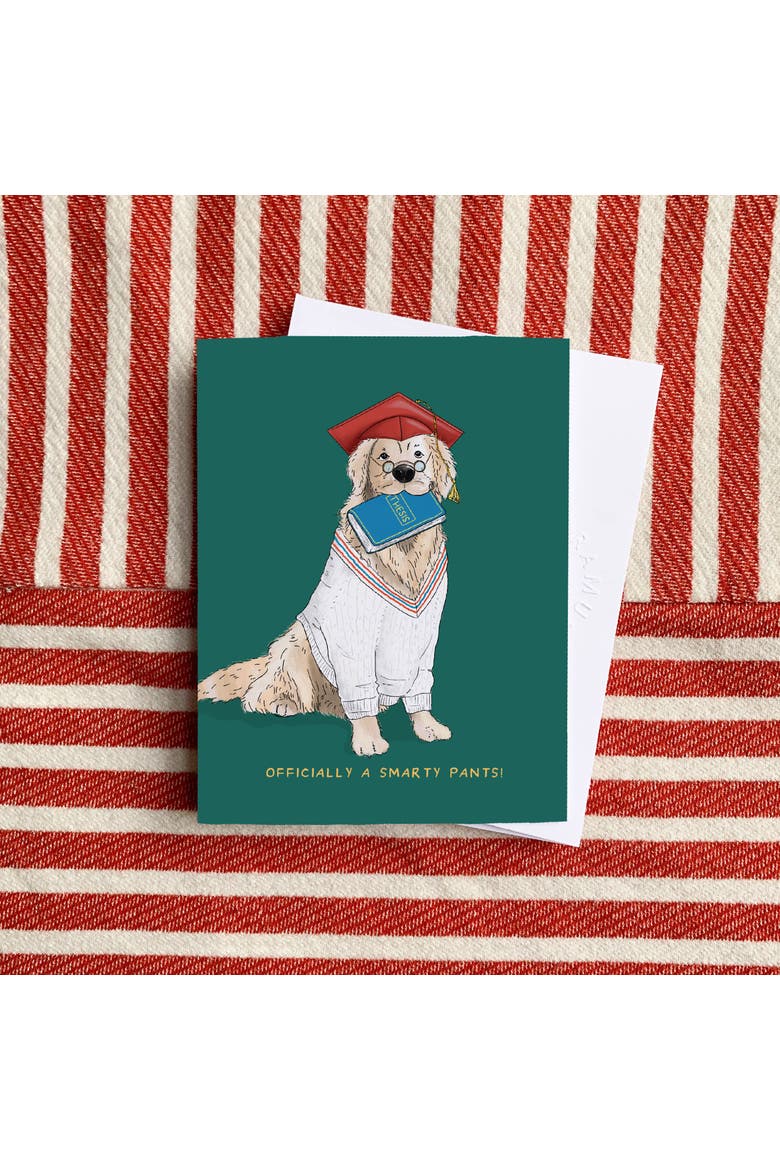 Graduation Greeting Card Pack Sets (3 ct) Officially a Smarty Pants Golden, Alternate, color, Multi-Pack