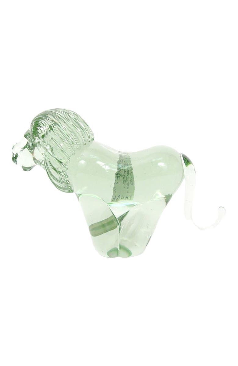 Mbare Recycled Glass Lion, Alternate, color, NO COLOR