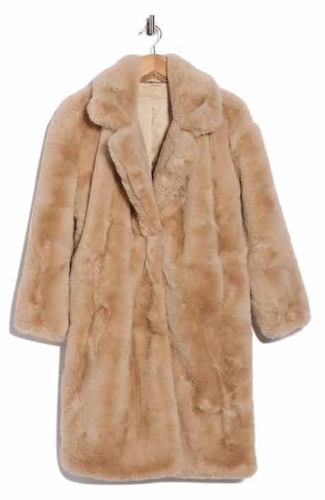 BLANKNYC Faux Fur Long Coat