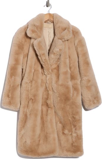Faux Fur Long Coat