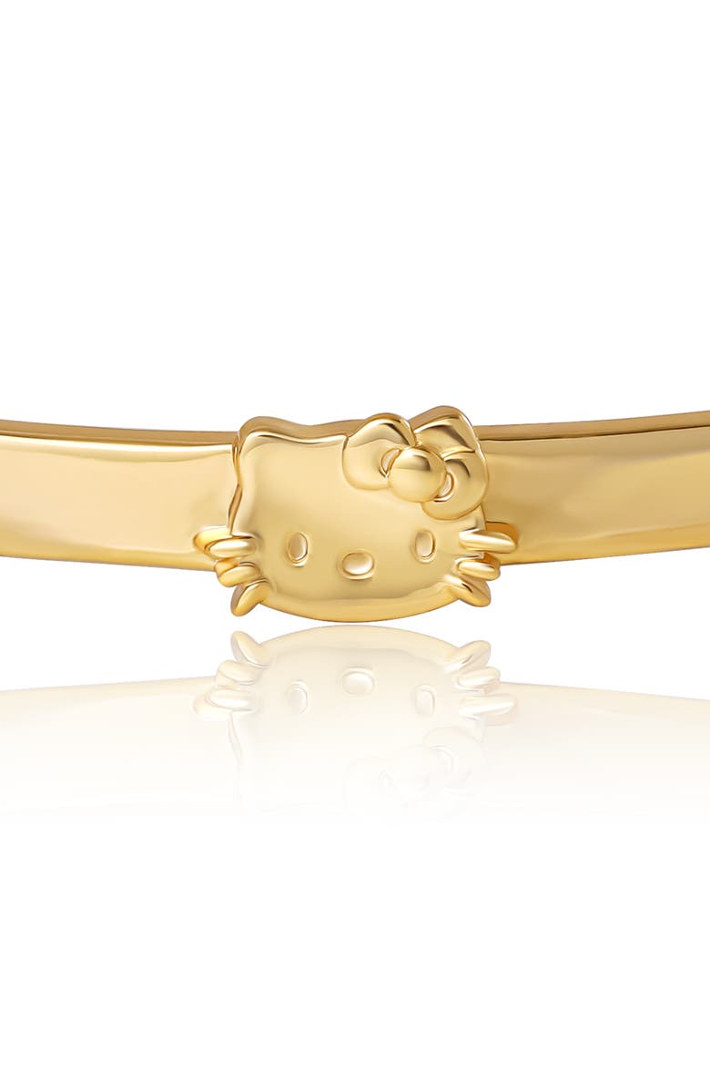 Hello Kitty Station Bracelet, Gold-Tone, Crystal Accents, Alternate, color, Gold Tone