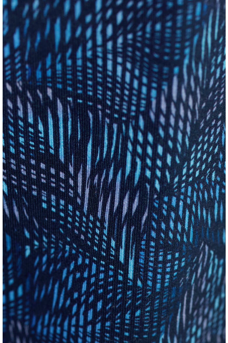Vance OoohCotton® Leaf Print Polo, Alternate, color, NAVY