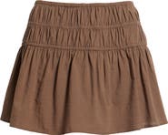 BP. Drop Waist Flare Cotton Skort