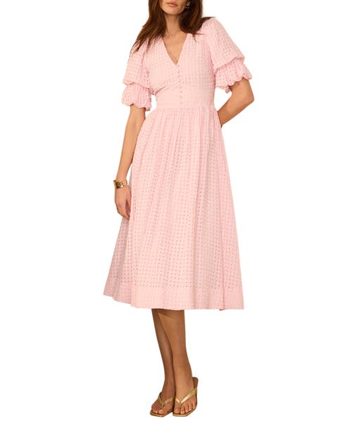 Checked Midi Dress