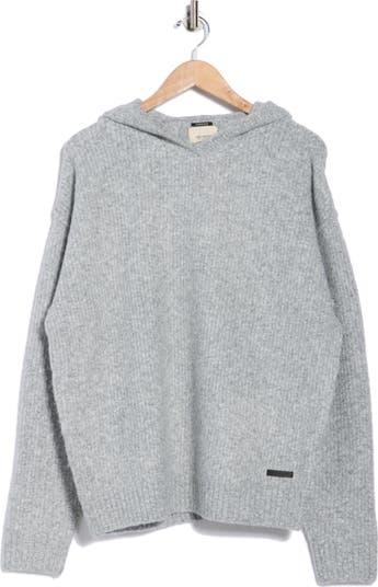 Brushed Knit Oversized Hoodie