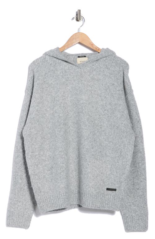 Civil Society Brushed Knit Oversized Hoodie In Gray