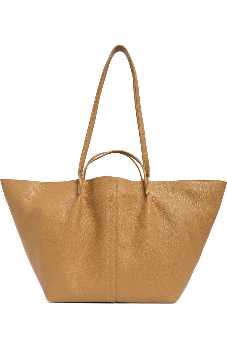 AllSaints Hannah Tote Bag, Main, color, Tan Brown