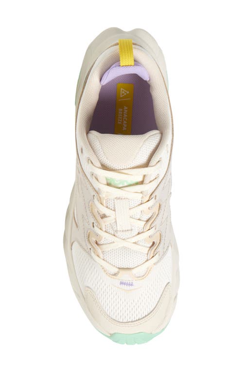 Hoka Anacapa Breeze Aero Low Breathable Trail Running Shoe In Alabaster/mint Fluorite