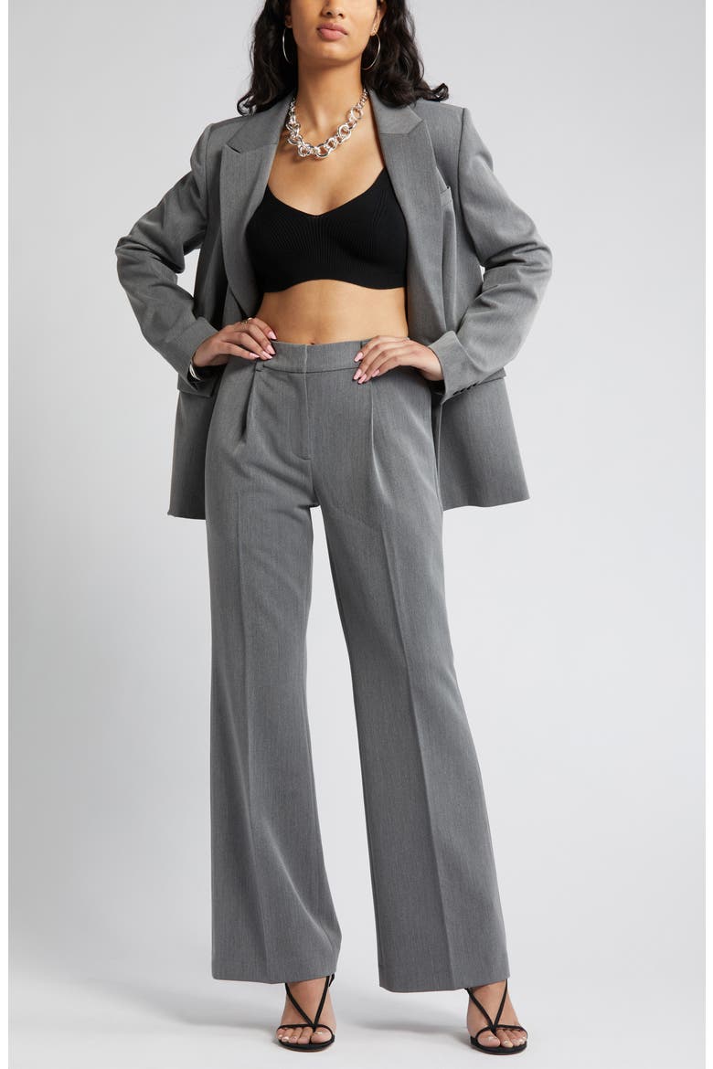 Suit Blazer, Main, color, GREY HEATHER