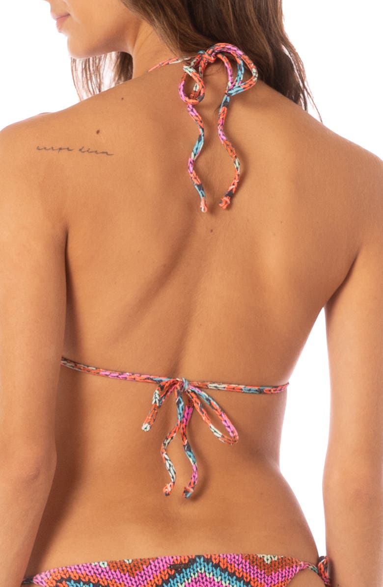 Maaji Balmy Reversible Bikini Top, Alternate, color, Pink