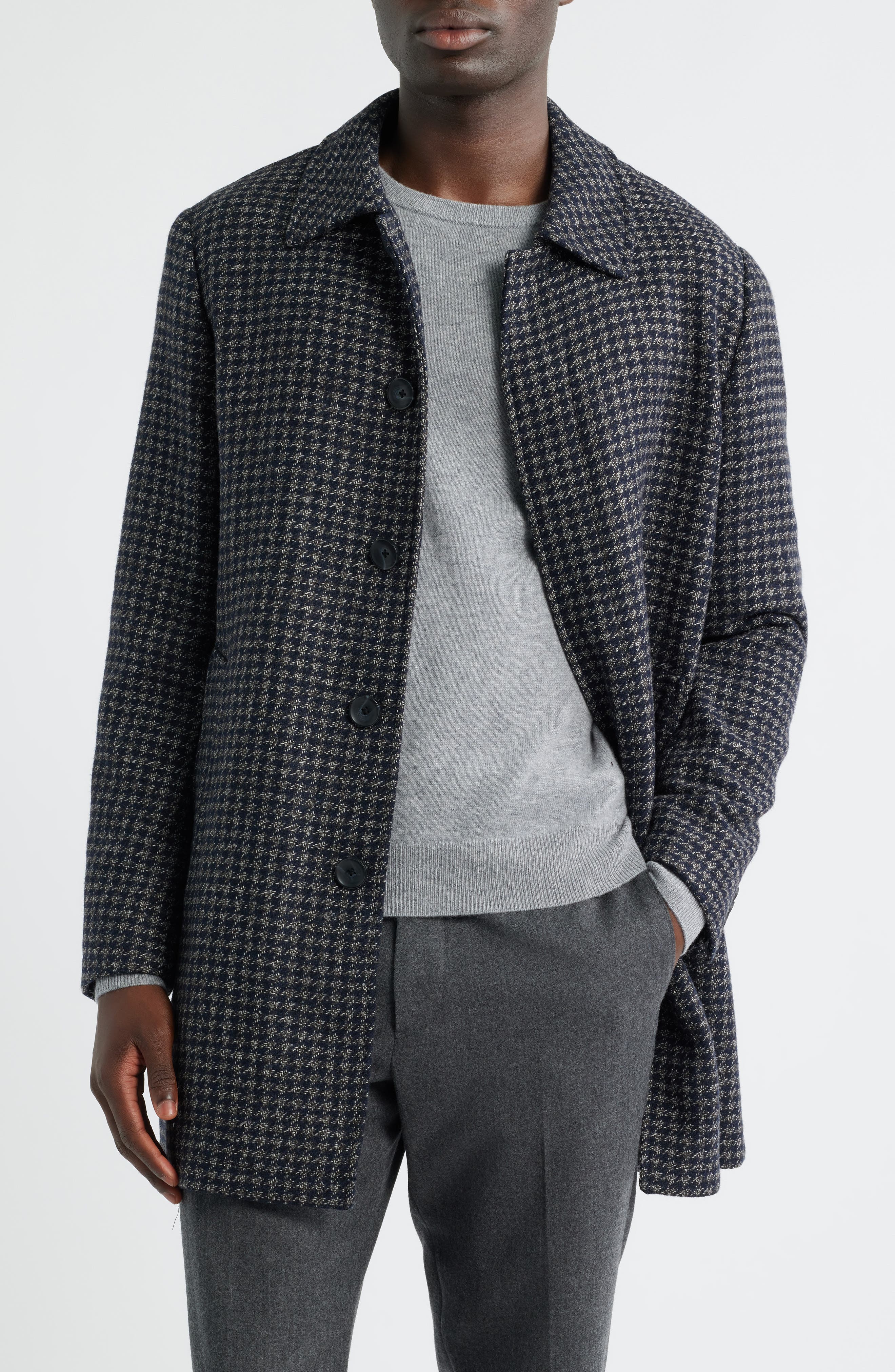 Nordstrom Tweed Mac Coat